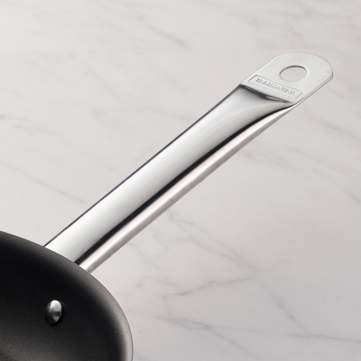 Tri-Ply Base Stainless Steel Fry Pan with Nonstick Interior