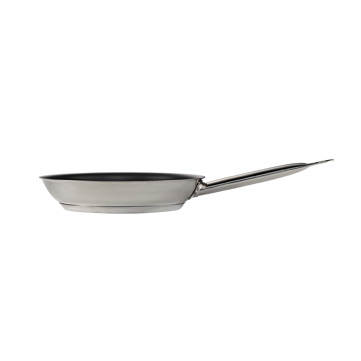 Tri-Ply Base Stainless Steel Fry Pan with Nonstick Interior