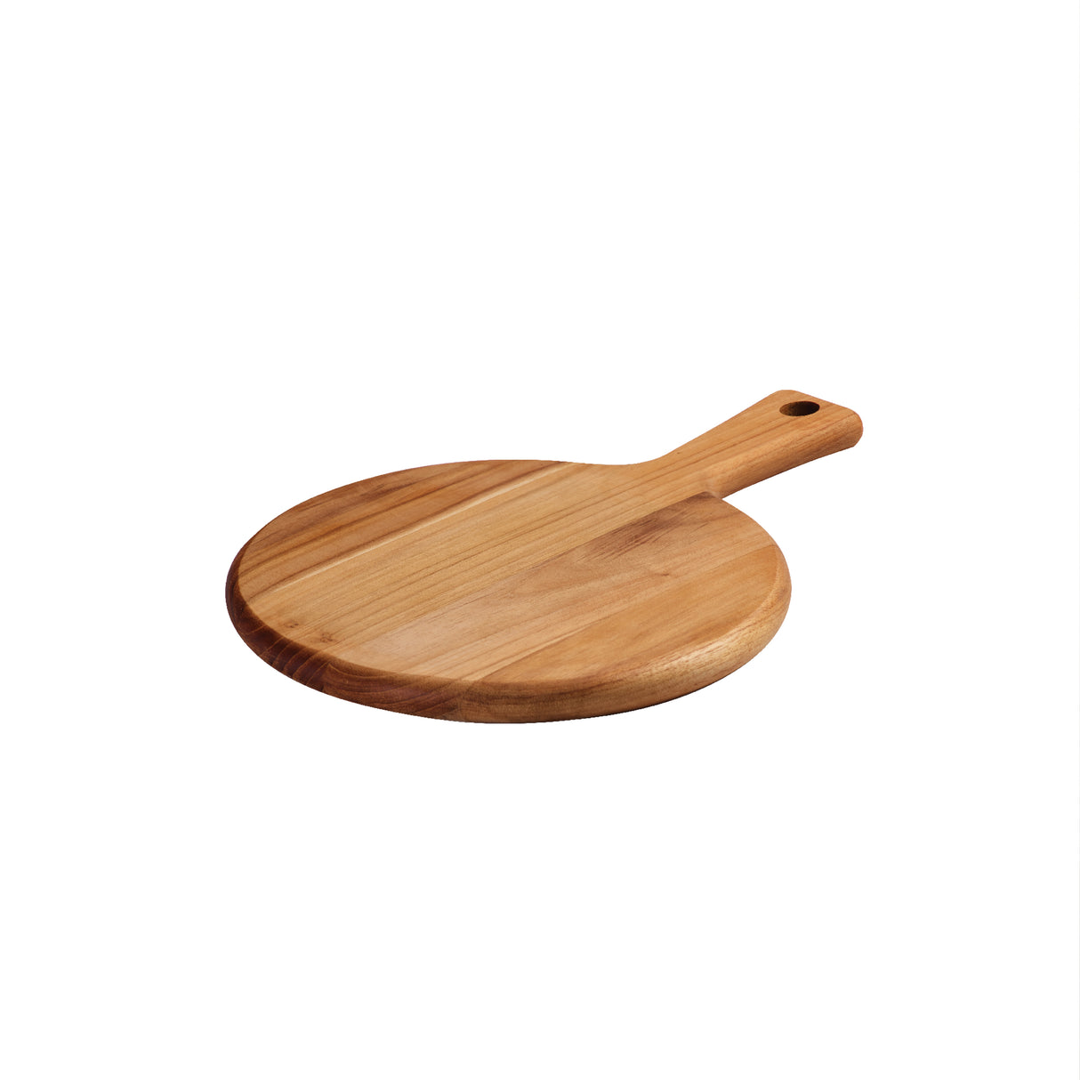 13.25 Inch x 9 Inch Round Teak Cutting Board