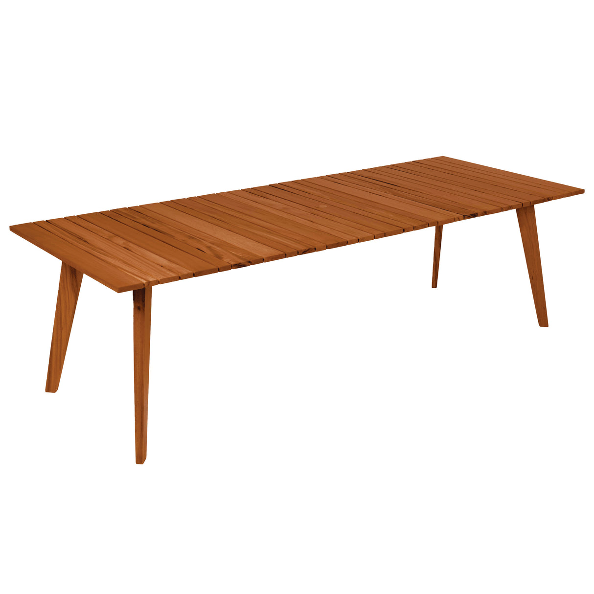 RECTANGULAR TABLE (fits 8) - TIGER WOOD - 101.9" x 39.4" x 29.5" - TOSCANA
*assembly required*