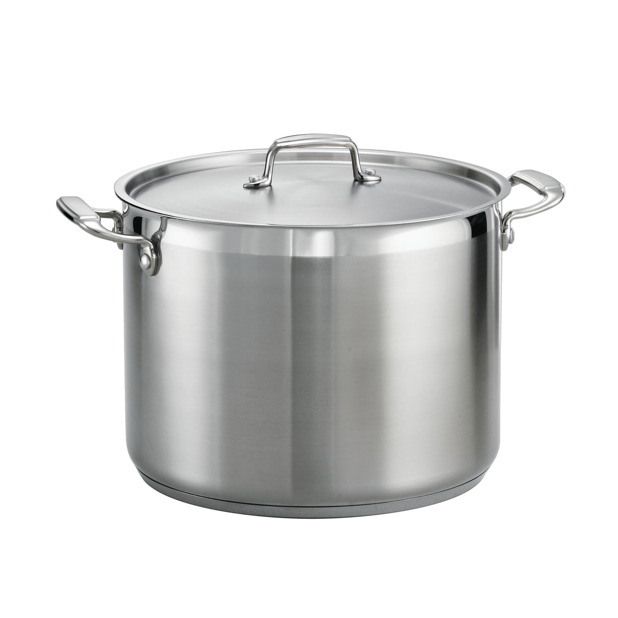16 Quart Tri-Ply Base Stainless Steel Covered Stock Pot