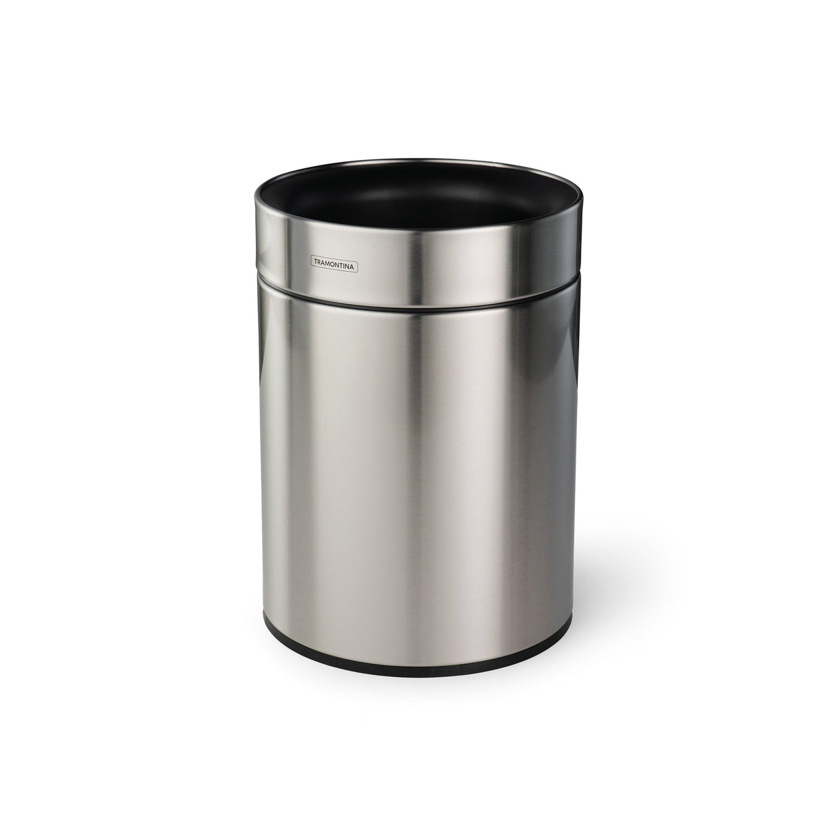 2.38 Gallon Stainless Steel Round Open Top Bin