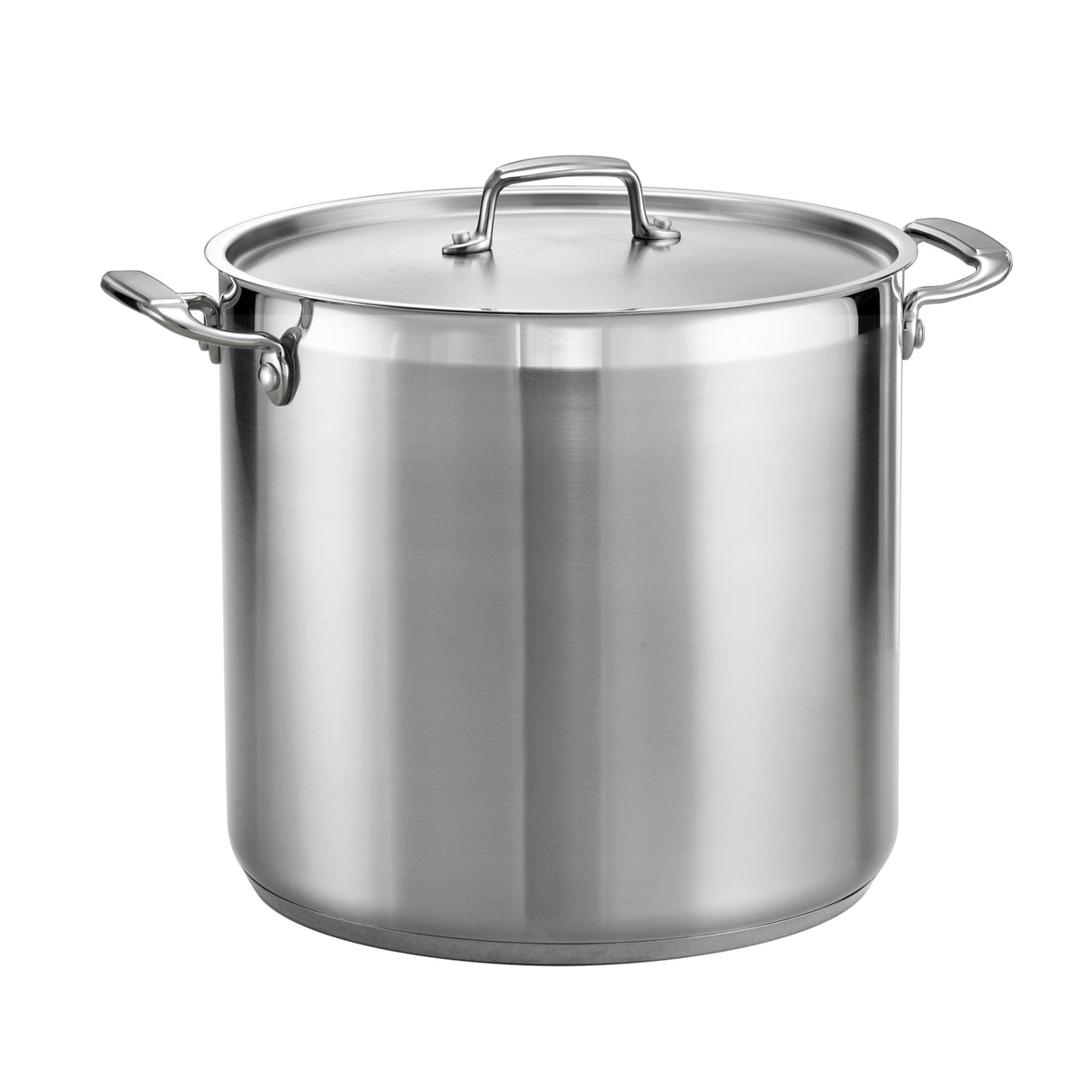 20 Quart Tri-Ply Base Stainless Steel Covered Stock Pot