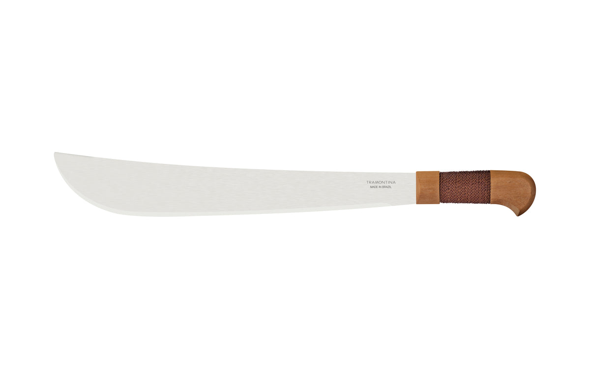 17 In Machete - Steel Wire Grip Wooden Handle