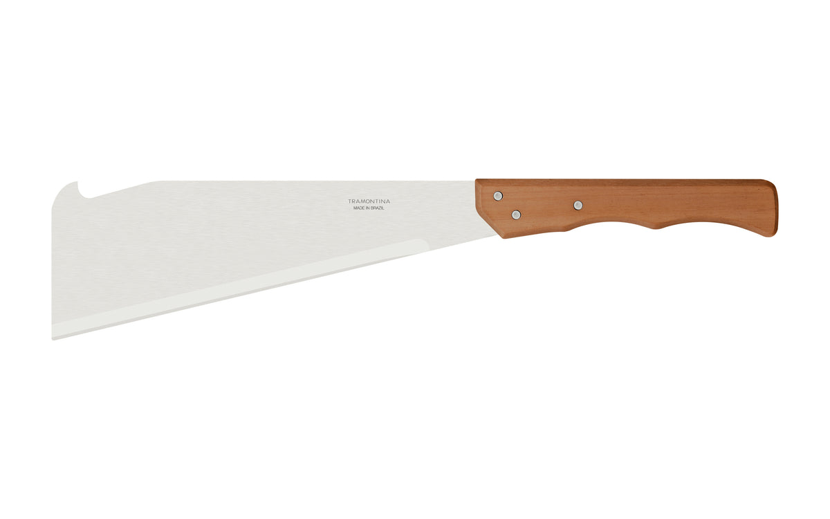 15 In Sugar Cane Machete - Long Wooden Handle