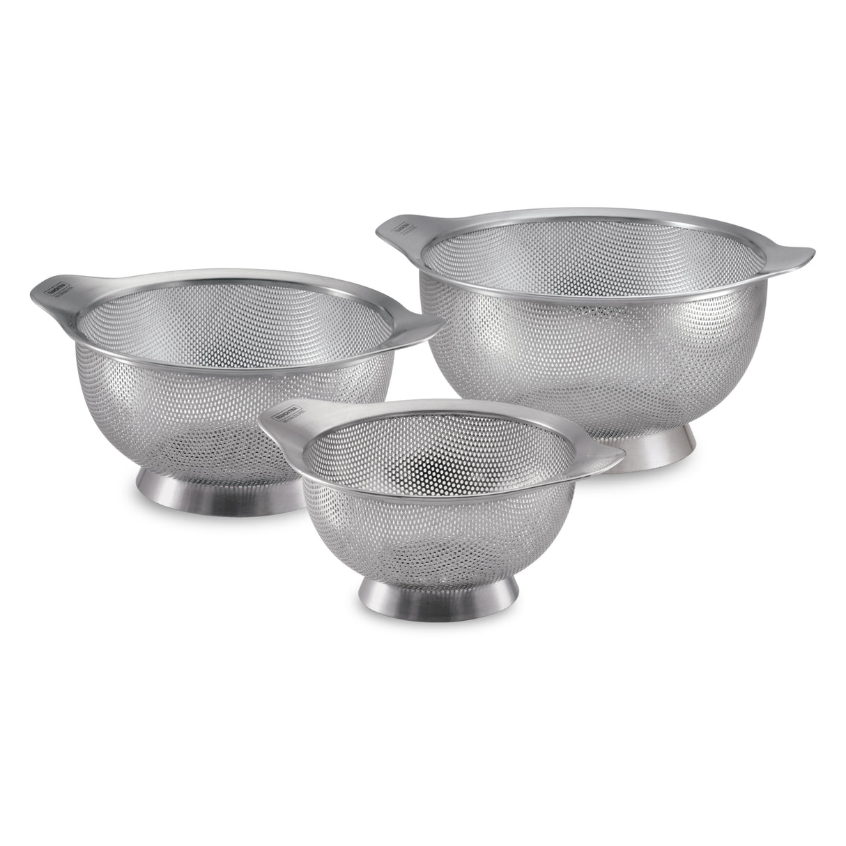 3 Piece Stainless Steel Colander Set