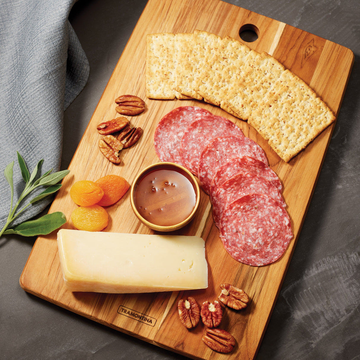 3 Piece Rectangular Teak Cutting Board Set