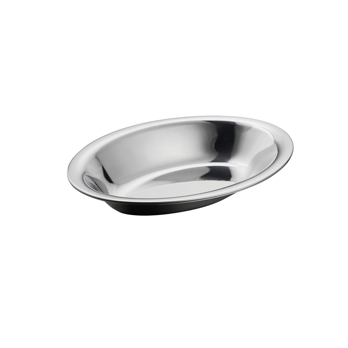 7.9 in (20 cm) Stainless Steel Oval Deep Platter