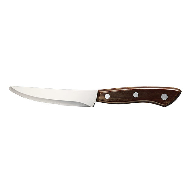 5 in Polywood Brown Rounded Tip Gaucho Steak Knife
