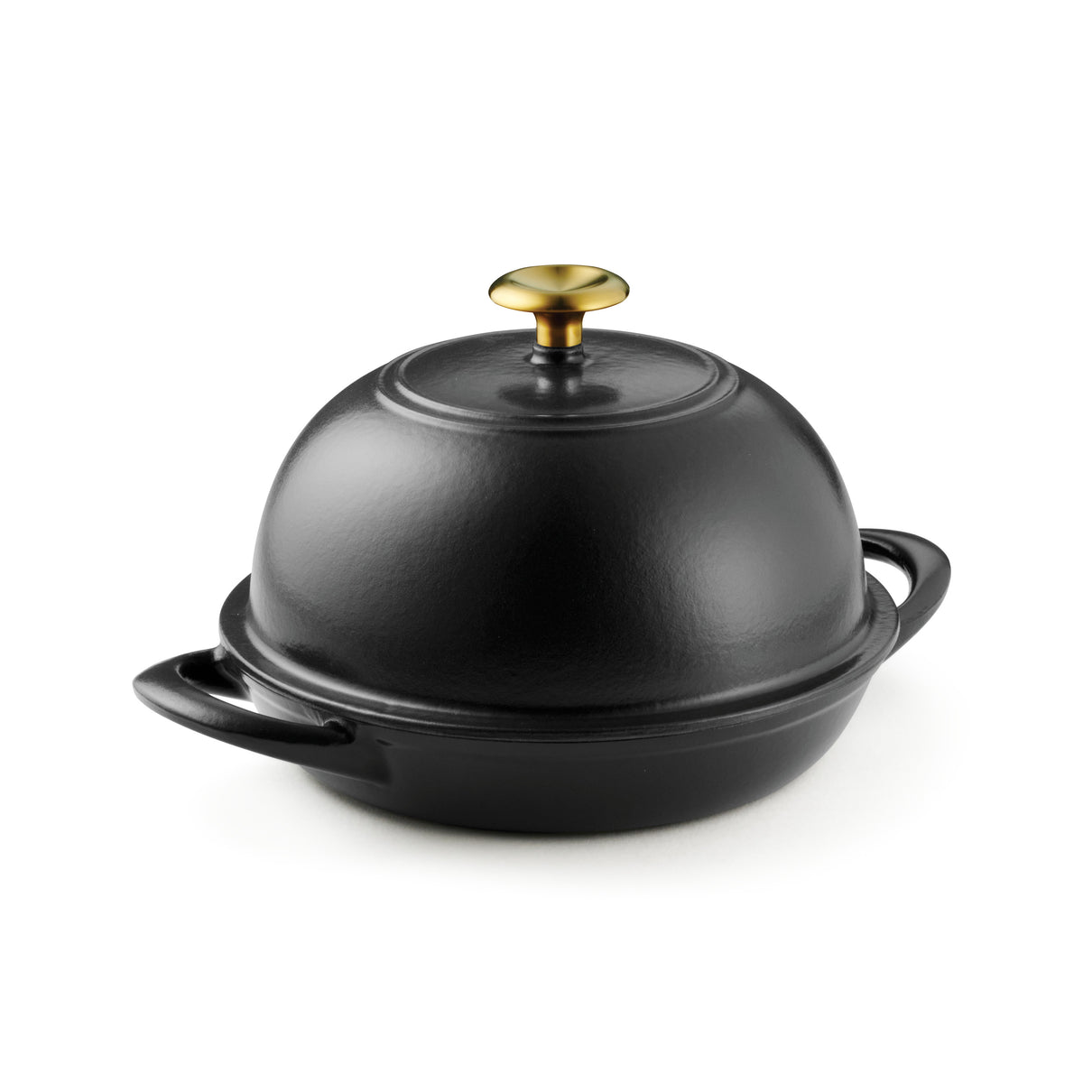 9.5 Inch Cast Iron Bread Oven - Black