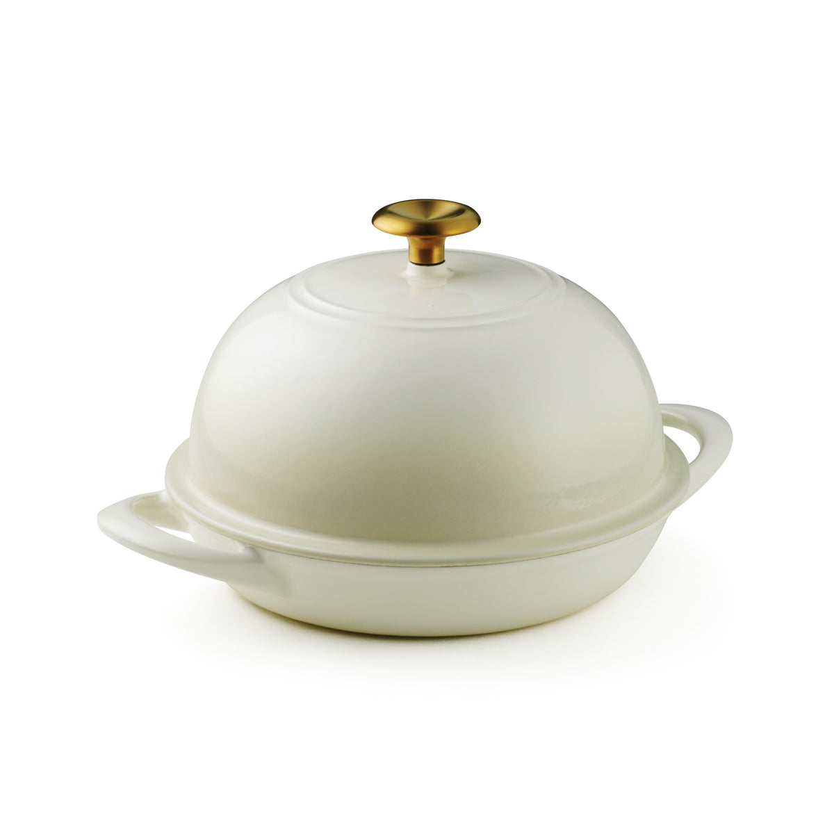 9.5 Inch Cast Iron Bread Oven - Latte