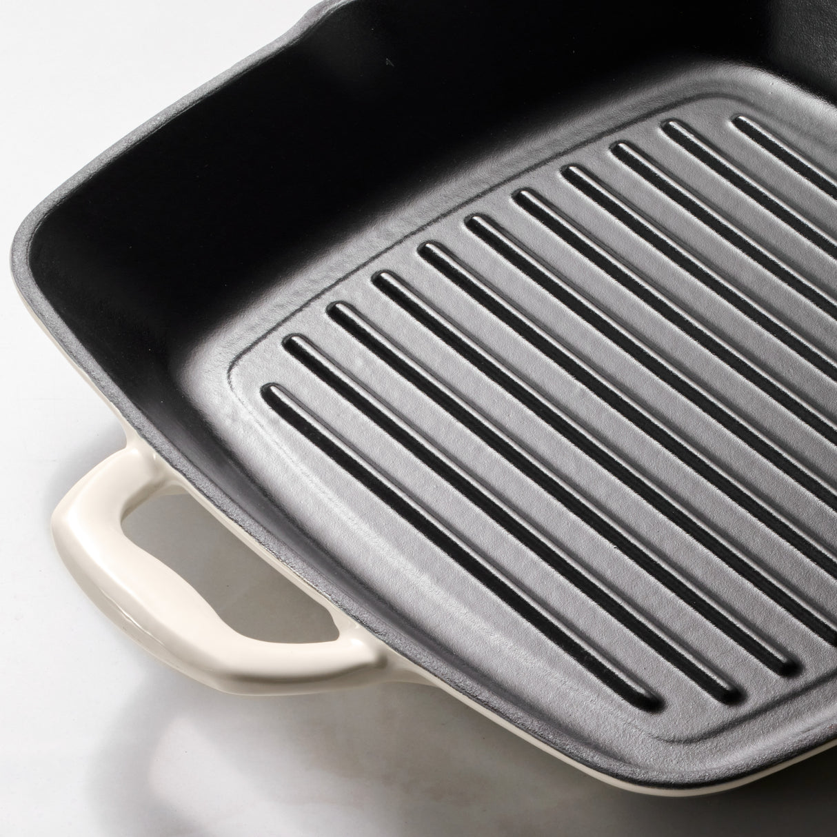 11 Inch Enameled Cast Iron Grill Pan and Press