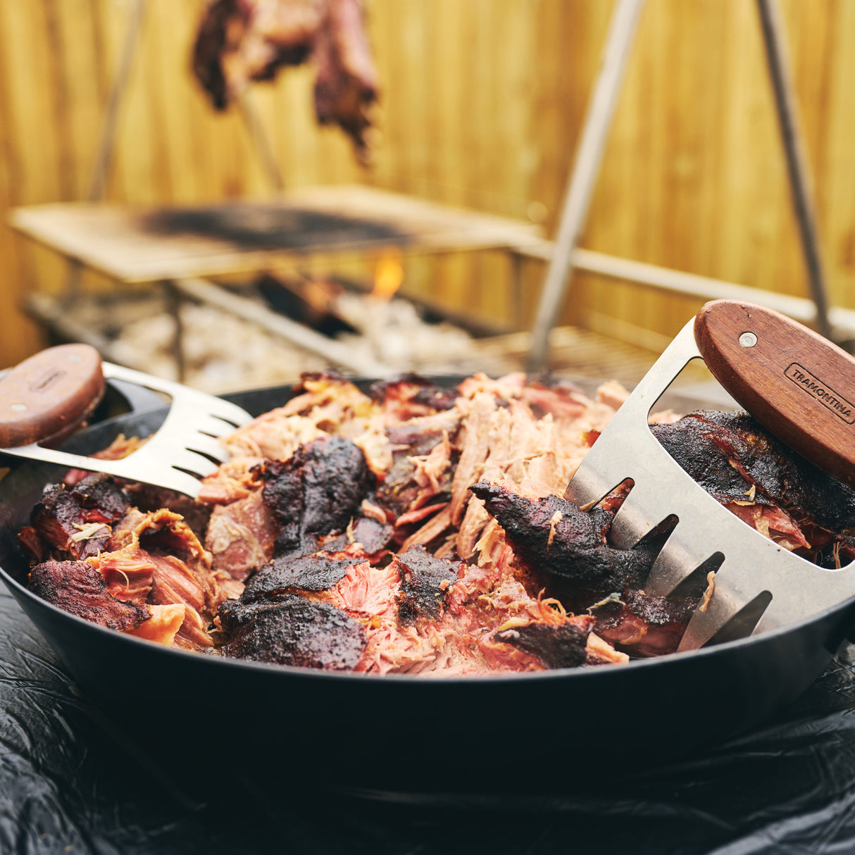 Churrasco BBQ 15 in Round Carbon Steel Griddle Pan