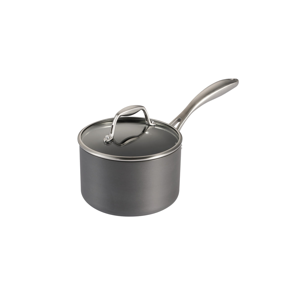 2 Quart Hard Anodized Nonstick Covered Sauce Pan