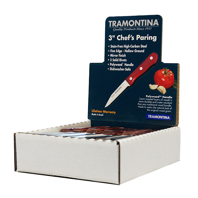 3 Inch Paring Knife - Polywood - POP Display