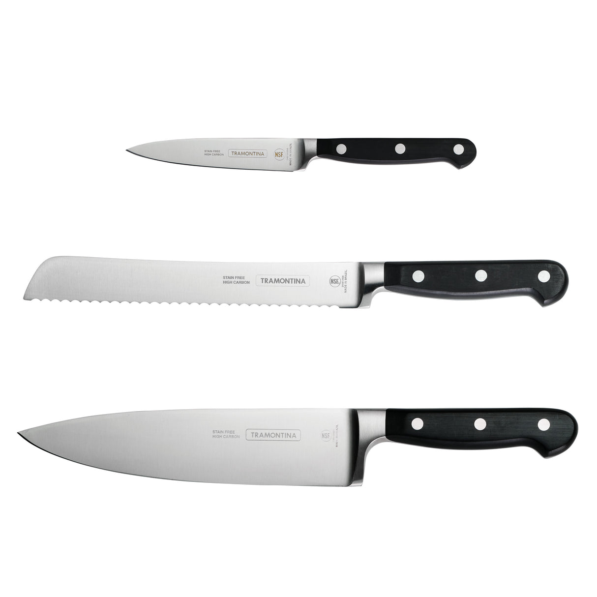 3-Piece Forged Essential Knife Set