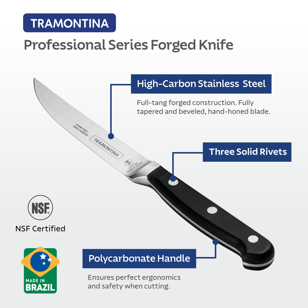 4-Piece Forged Steak Knife Set