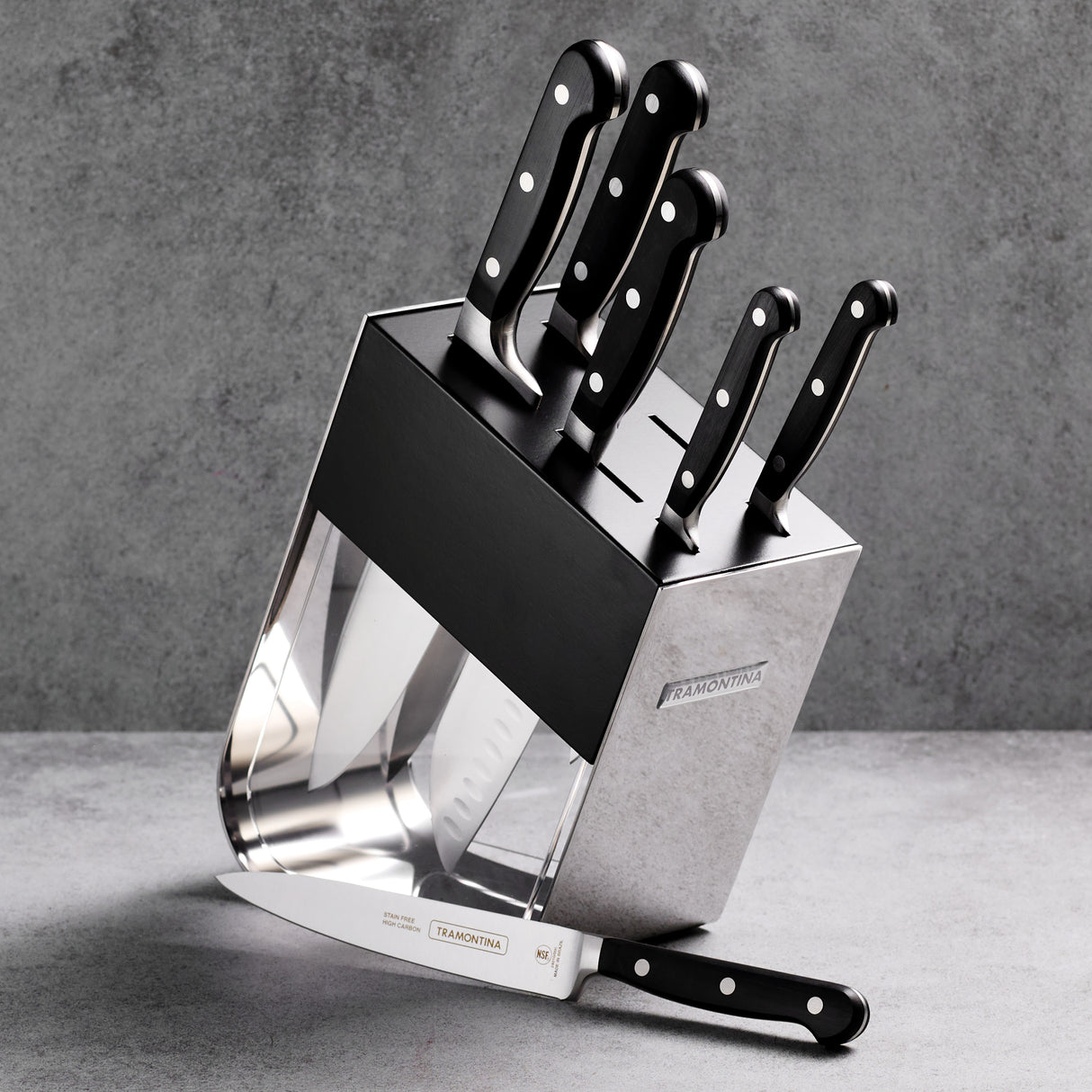 7-Piece Forged Kitchen Knife Block Set