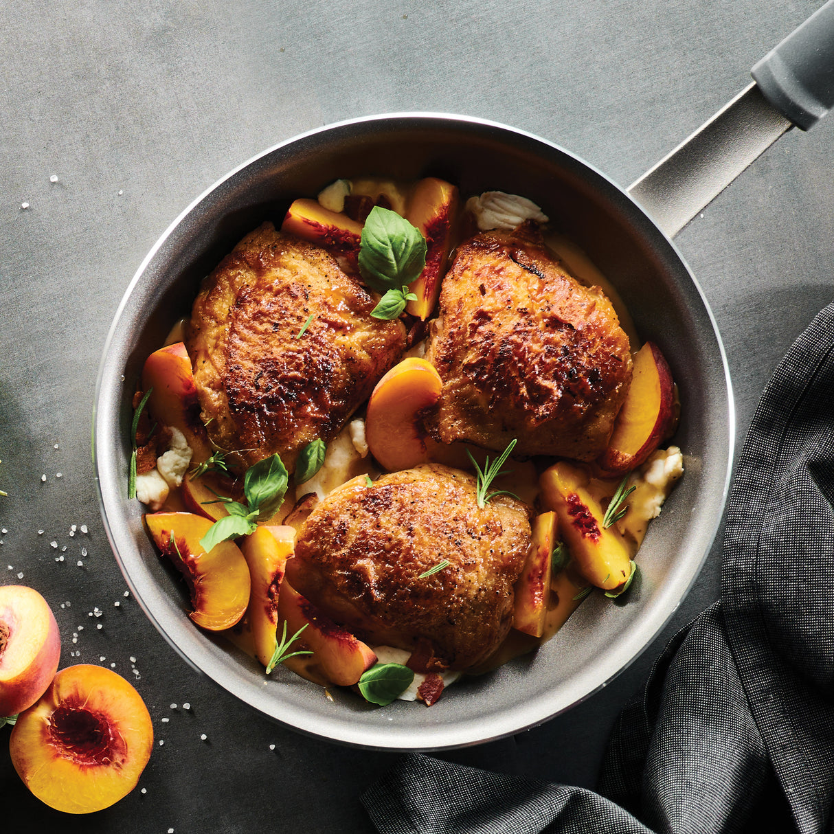 PRO Fusion 8 Inch Aluminum Nonstick Fry Pan - Satin