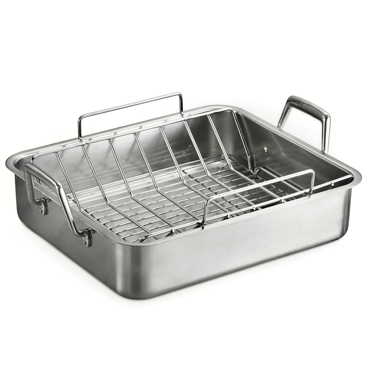 Prima 16.5 Inch Stainless Steel Deep Roasting Pan