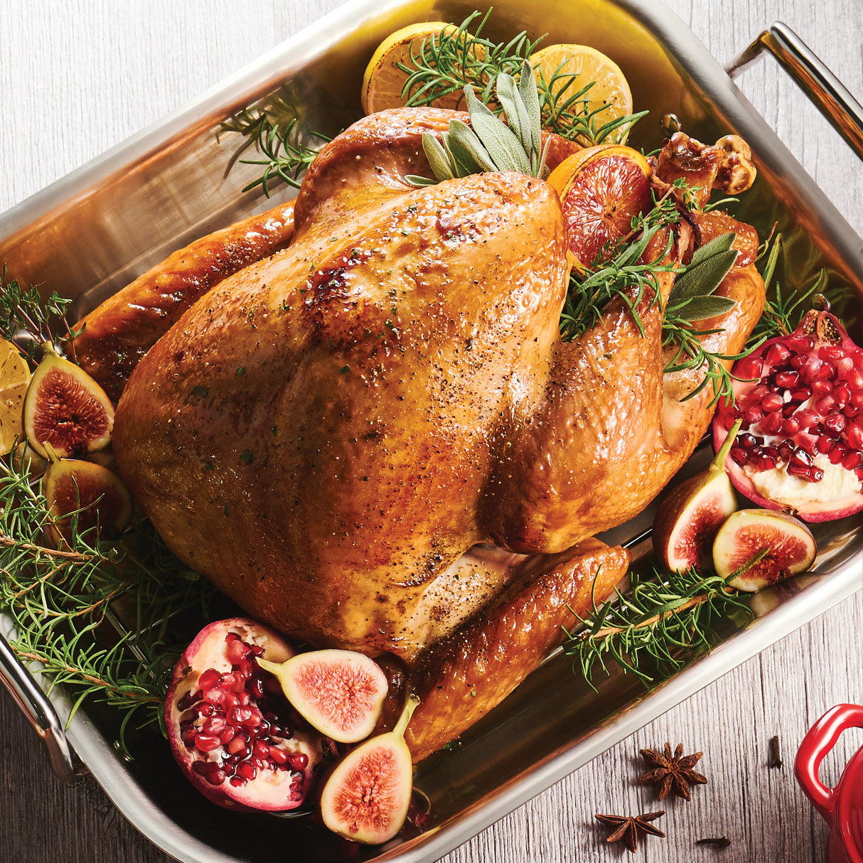 Prima 16.75 Inch Stainless Steel Roasting Pan