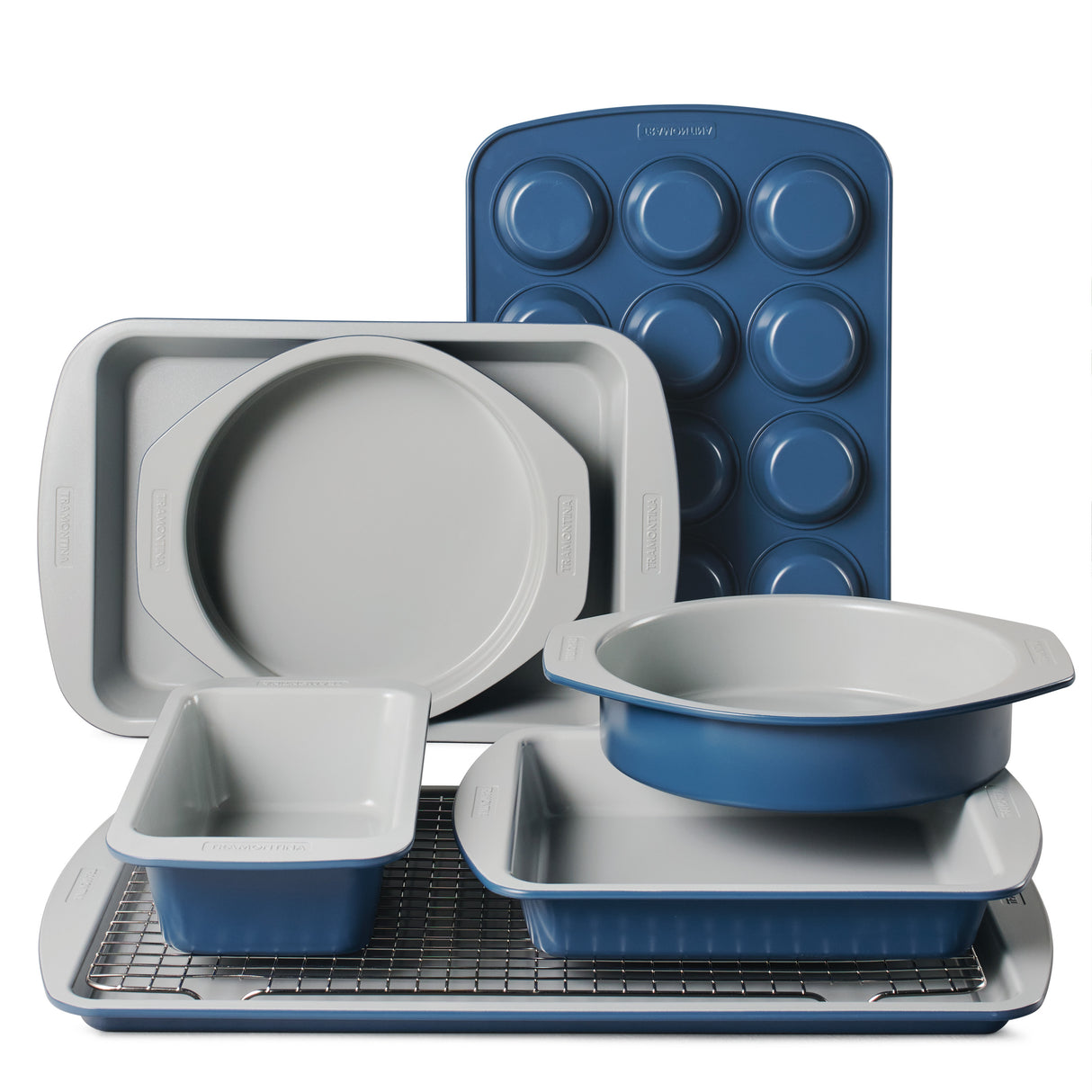 Rise 8 Piece Ceramic Nonstick Bakeware Set