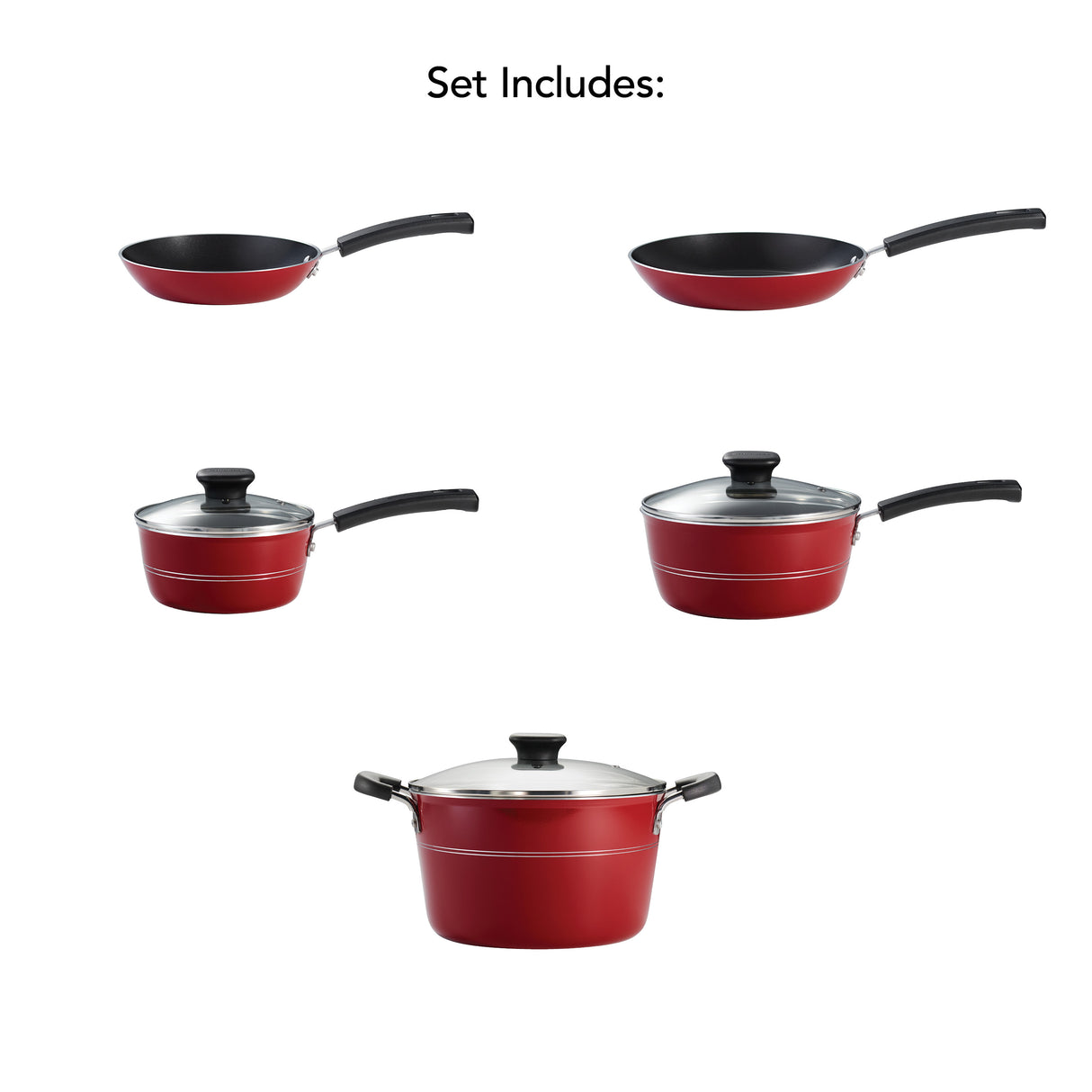 Sicilia Aluminum Nonstick Cookware Set