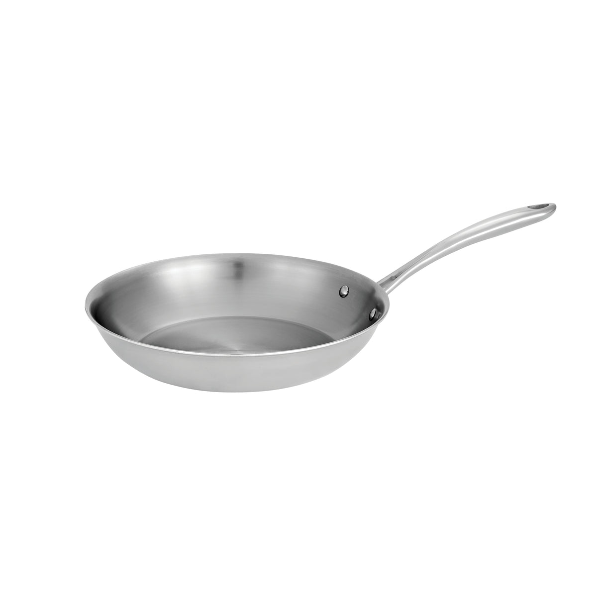 10 Inch Tri-Ply Clad Stainless Steel Fry Pan - Boston Handle
