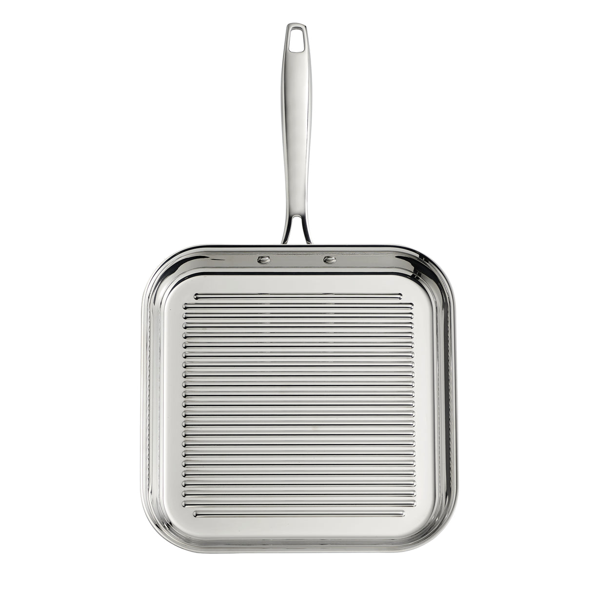 11 Inch Tri-Ply Clad Stainless Steel Square Grill Pan