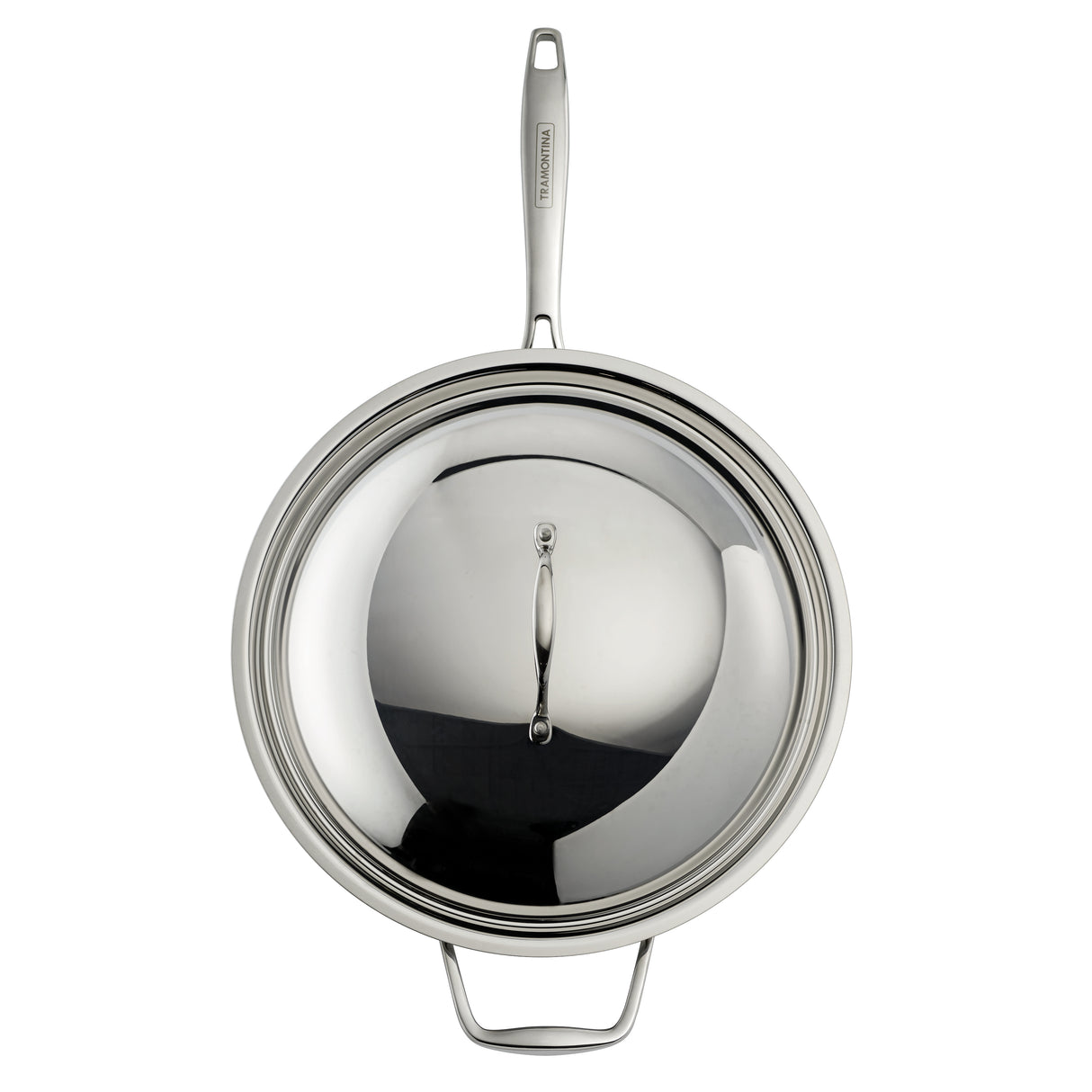 12 Inch Tri-Ply Clad Stainless Steel Wok