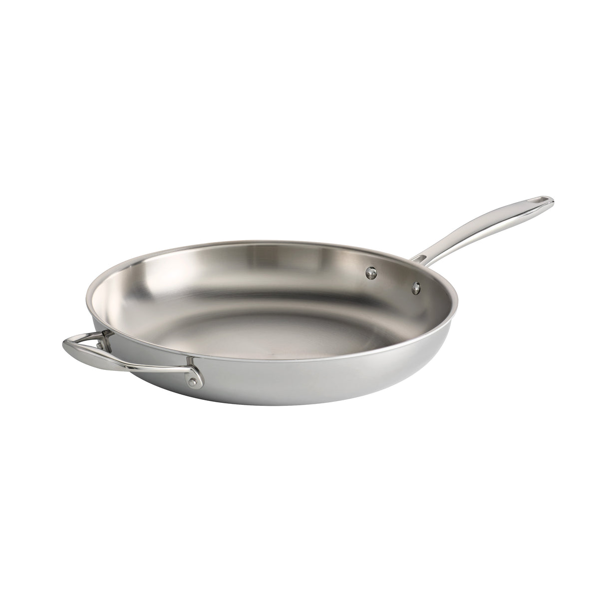 12 Inch Tri-Ply Clad Stainless Steel Fry Pan