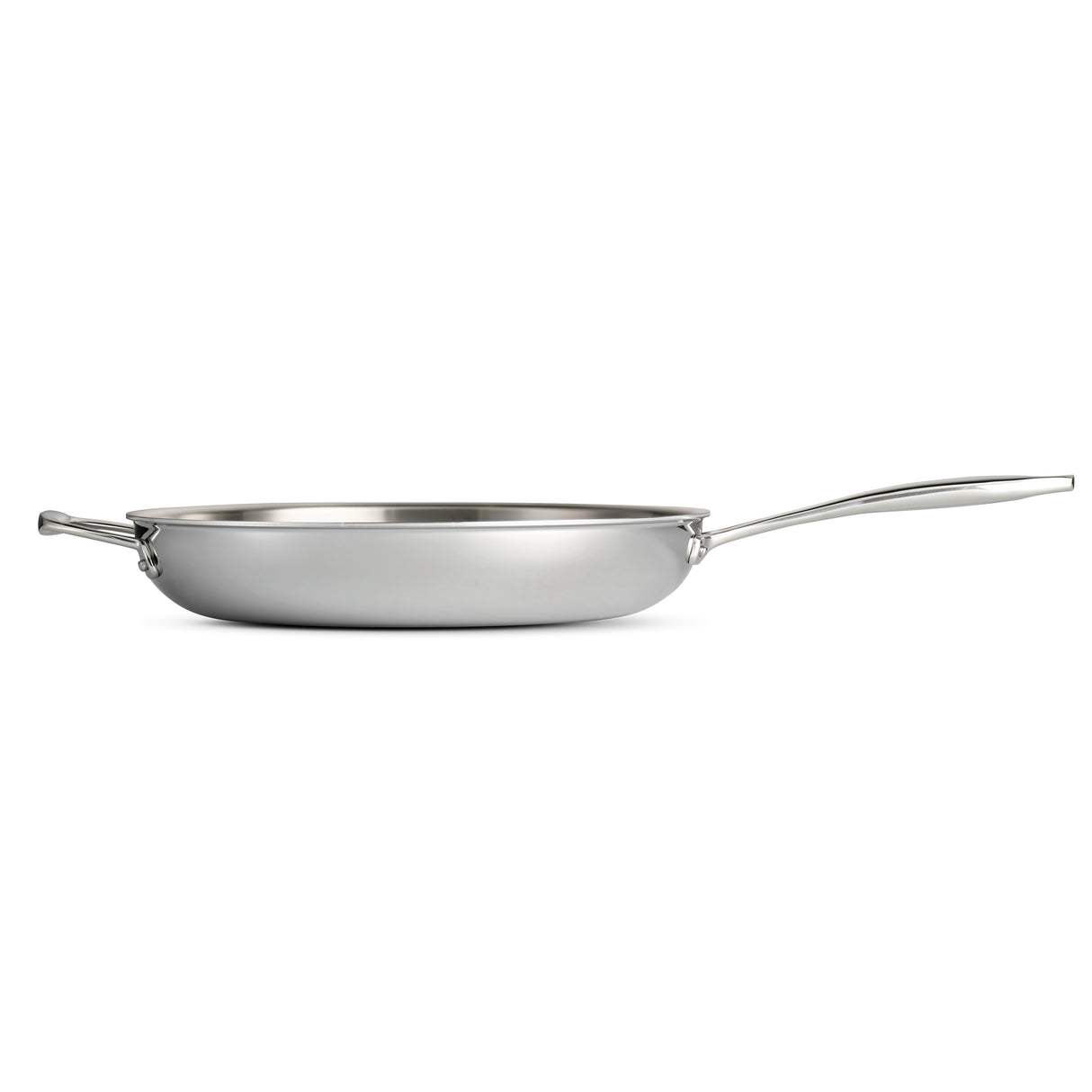12 Inch Tri-Ply Clad Stainless Steel Fry Pan