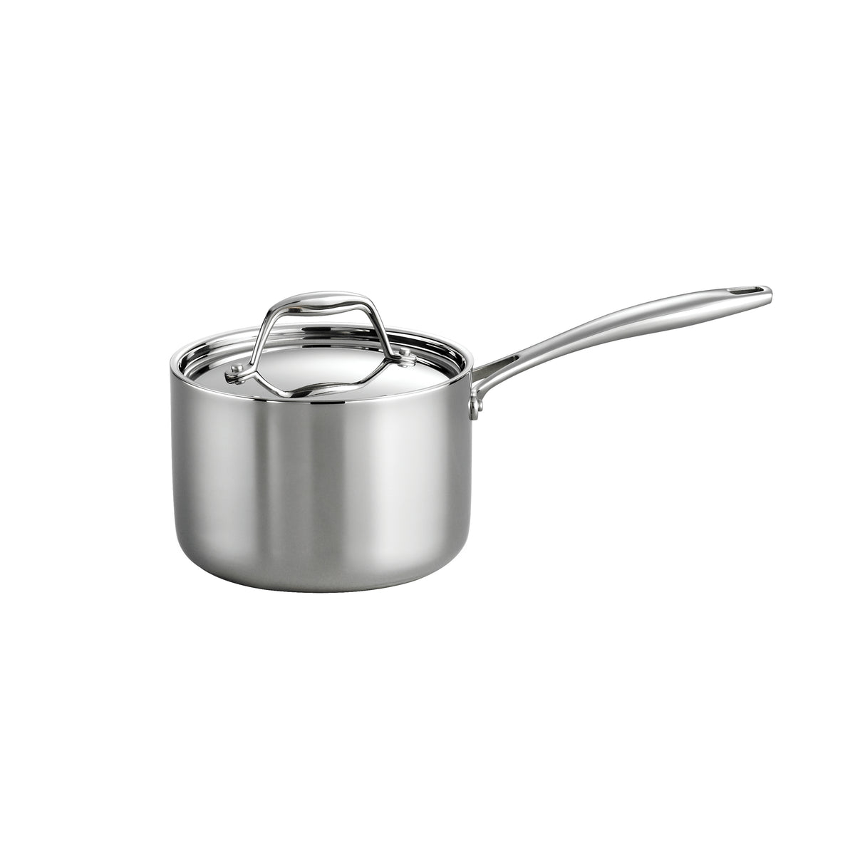 Tri-Ply Clad Stainless Steel Covered Sauce Pan