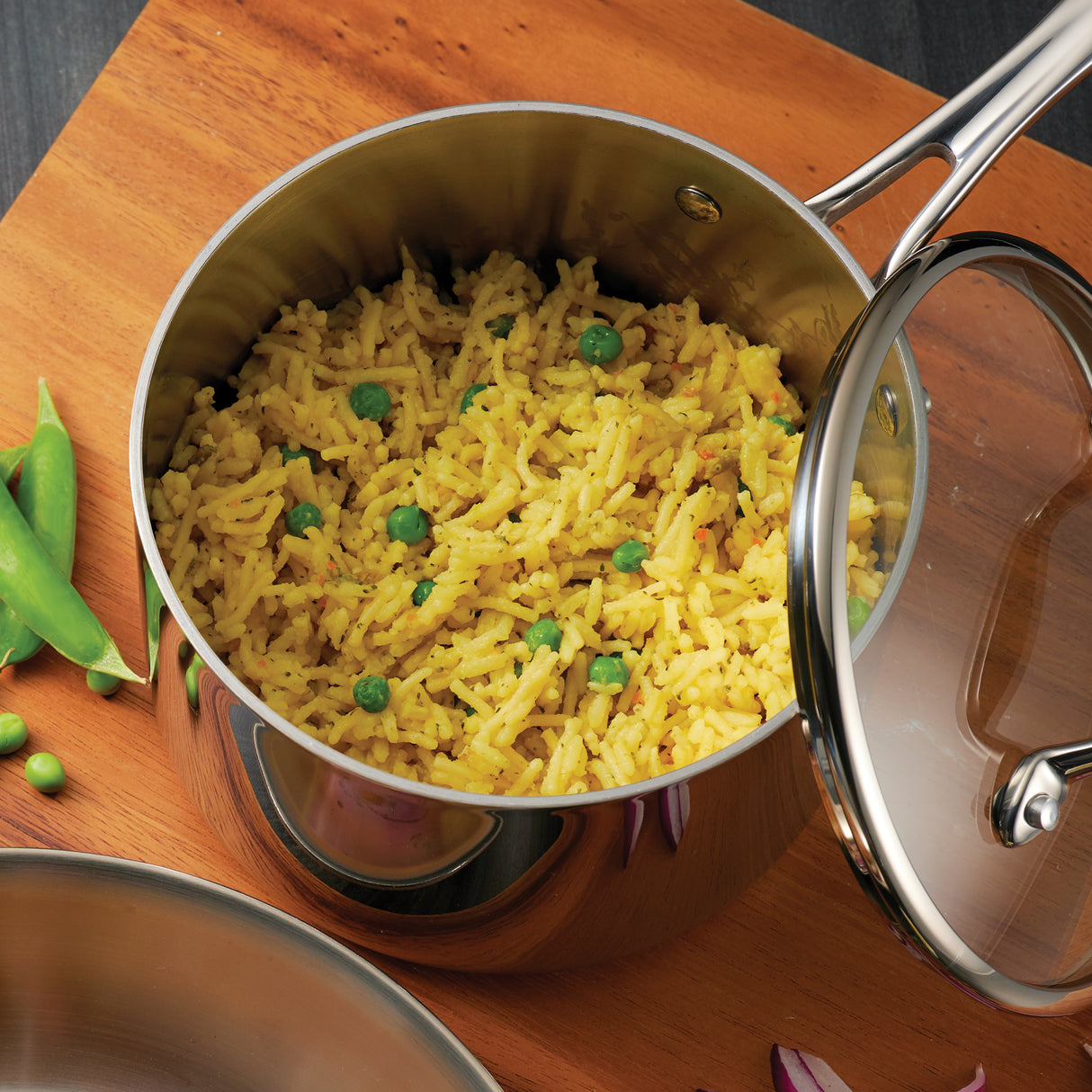 Tri-Ply Clad Stainless Steel Sauce Pan