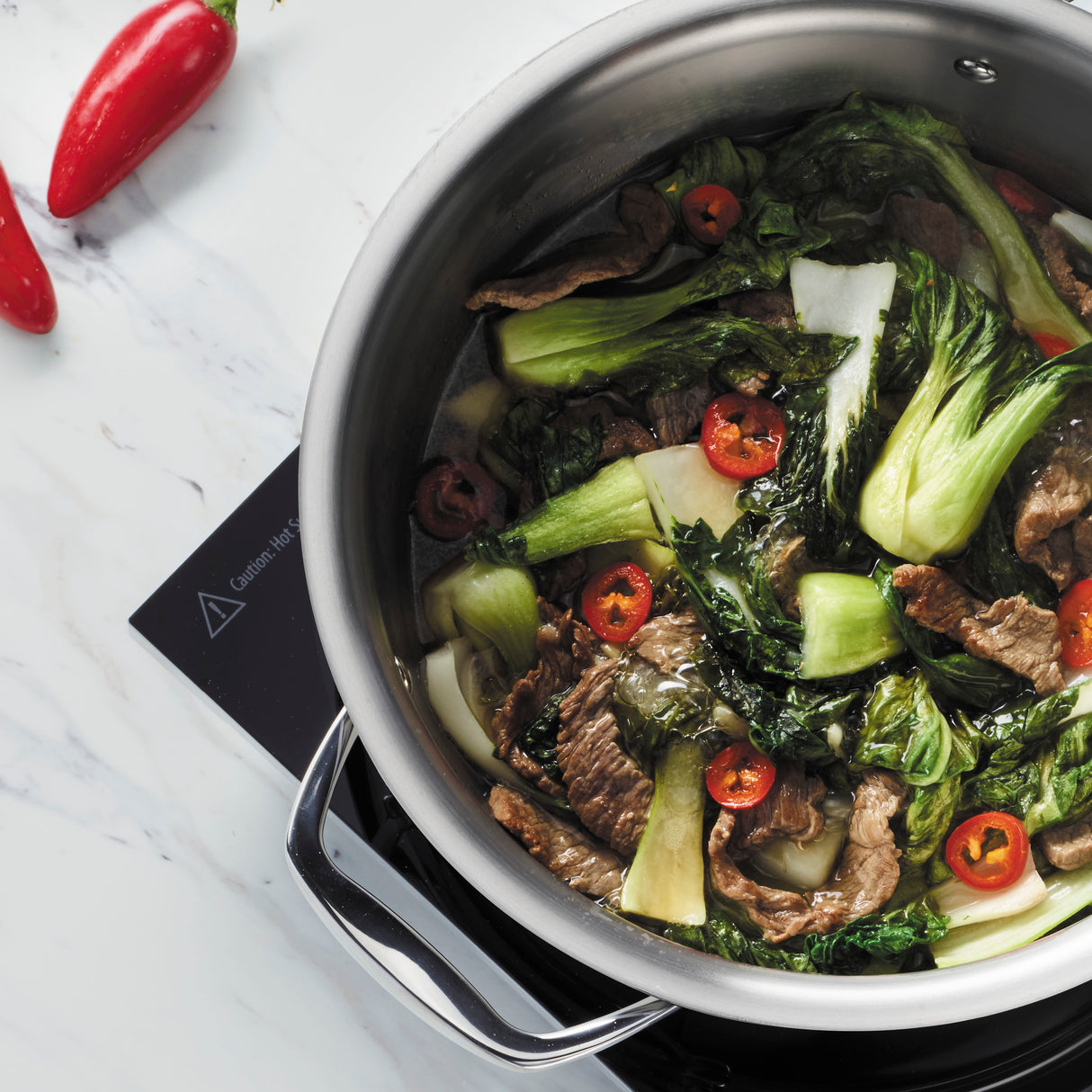 4 Quart Tri-Ply Clad Stainless Steel Covered Universal Pan