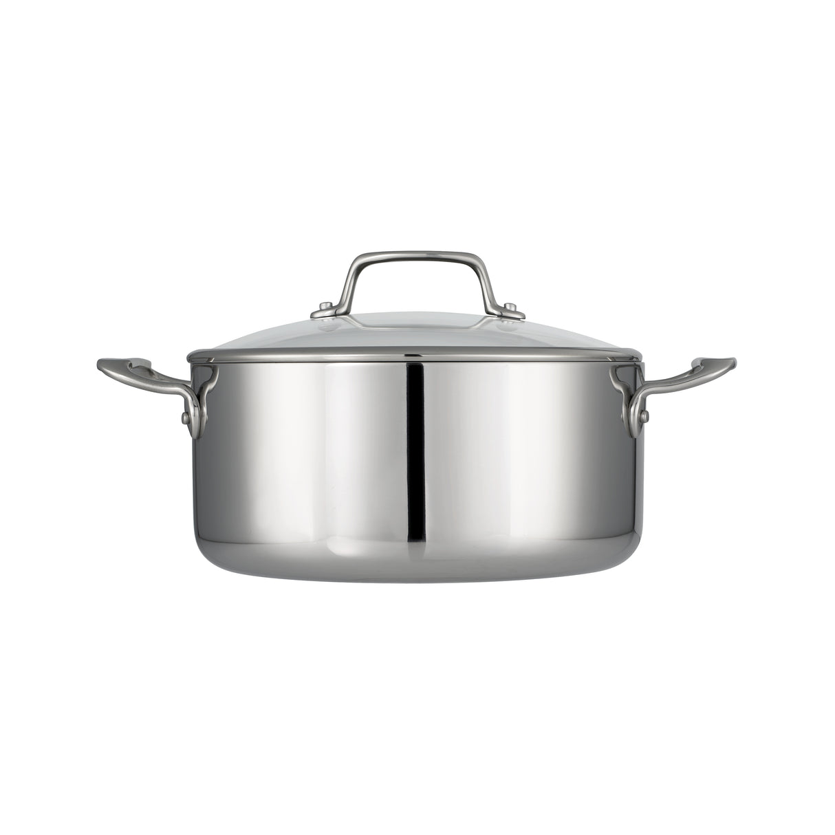 Tri-Ply Clad Stainless Steel 5 QT Covered Dutch Oven