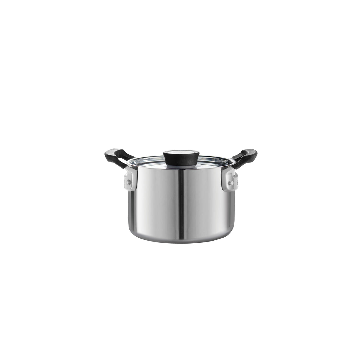 Nesting 6 Piece Stainless Steel Tri-Ply Clad Sauce and Stock Pot Set