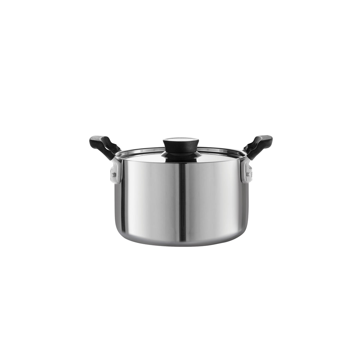 Nesting 6 Piece Stainless Steel Tri-Ply Clad Sauce and Stock Pot Set