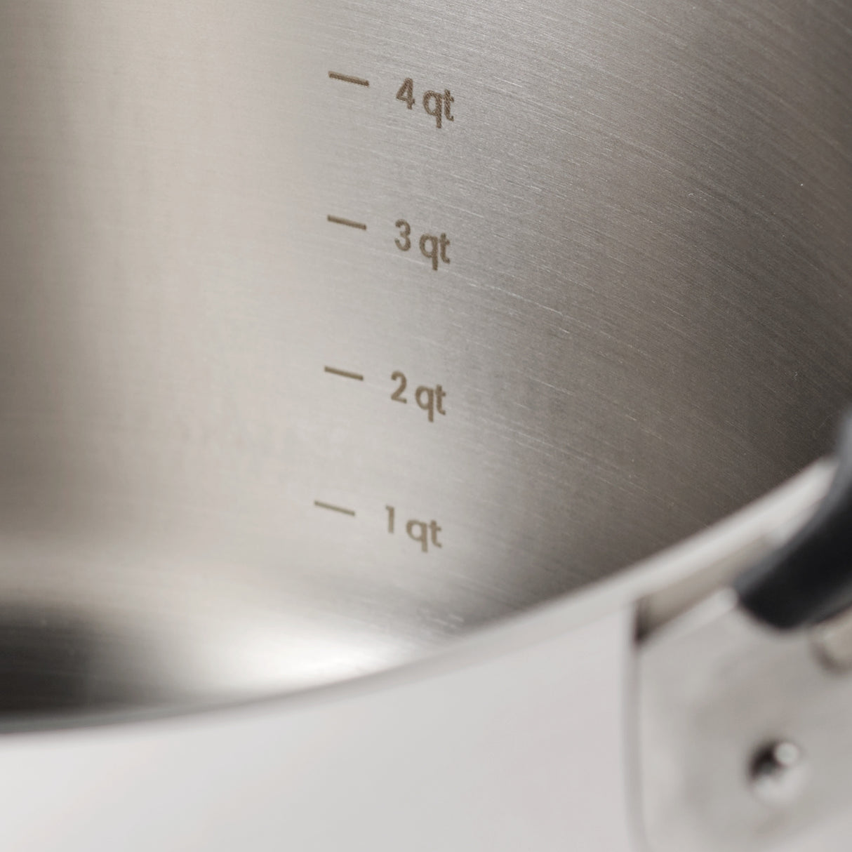 Nesting 6 Piece Stainless Steel Tri-Ply Clad Sauce and Stock Pot Set