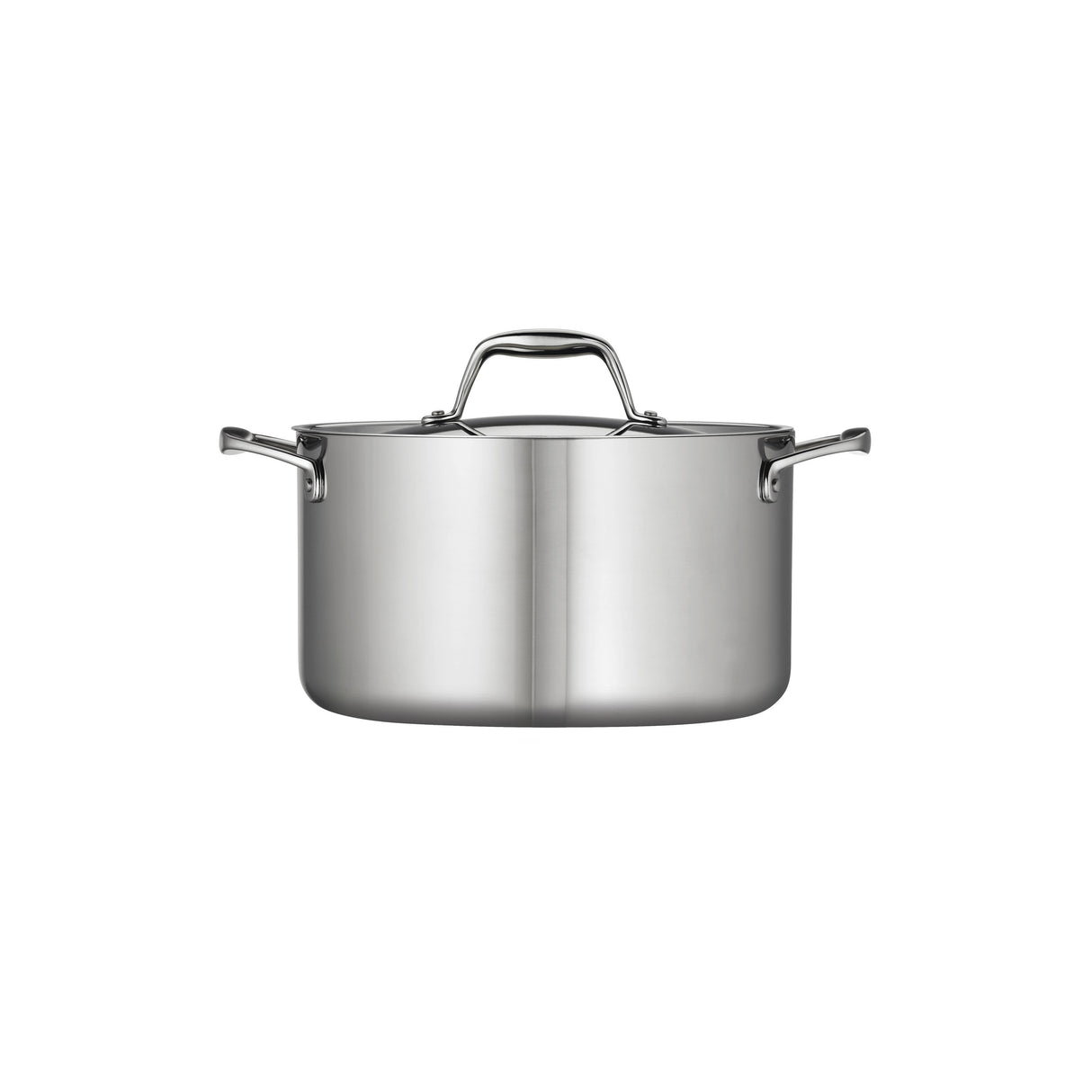 6 Quart Tri-Ply Clad Stainless Steel Covered Sauce Pot