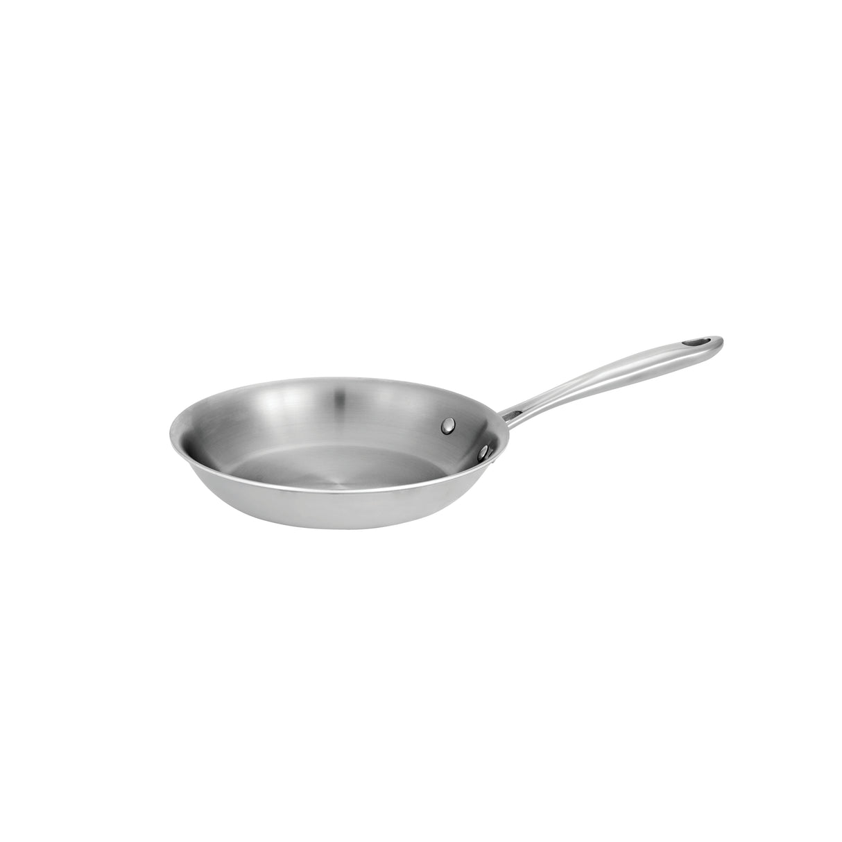 8 Inch Tri-Ply Clad Stainless Steel Fry Pan - Boston Handle