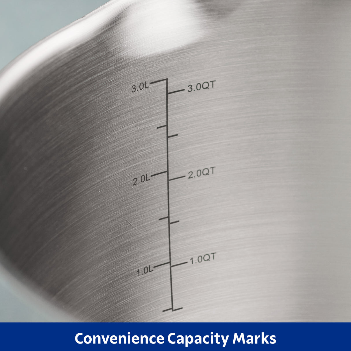 Tempo Tri-Ply Base Stainless Steel Covered Saucepan