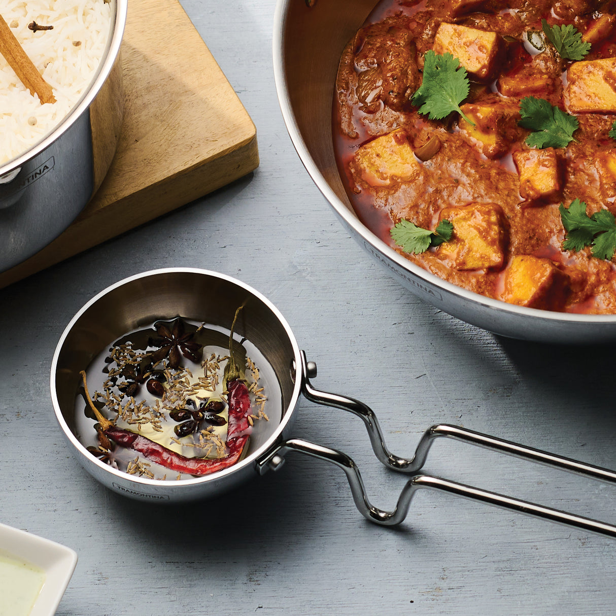 Tri- Ply Clad 4 Inch Tadka