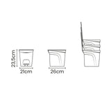 Plastic Trash Bin with Step Pedal