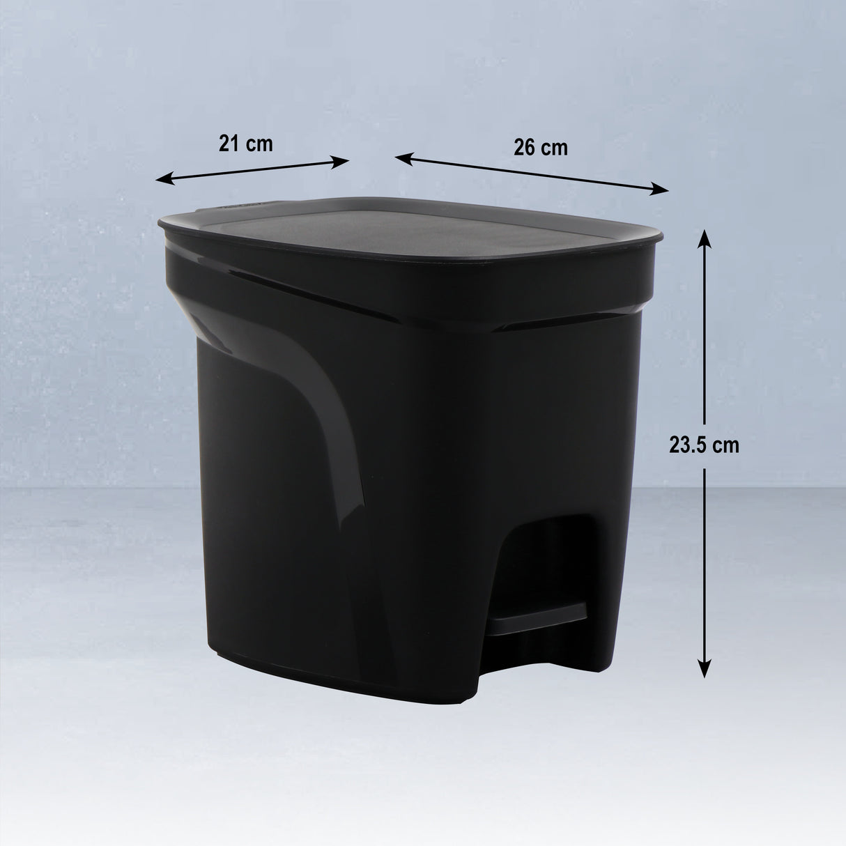 Plastic Trash Bin with Step Pedal