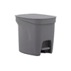 1.8 Gallon Compact Polypropylene Waste Bin - Gray