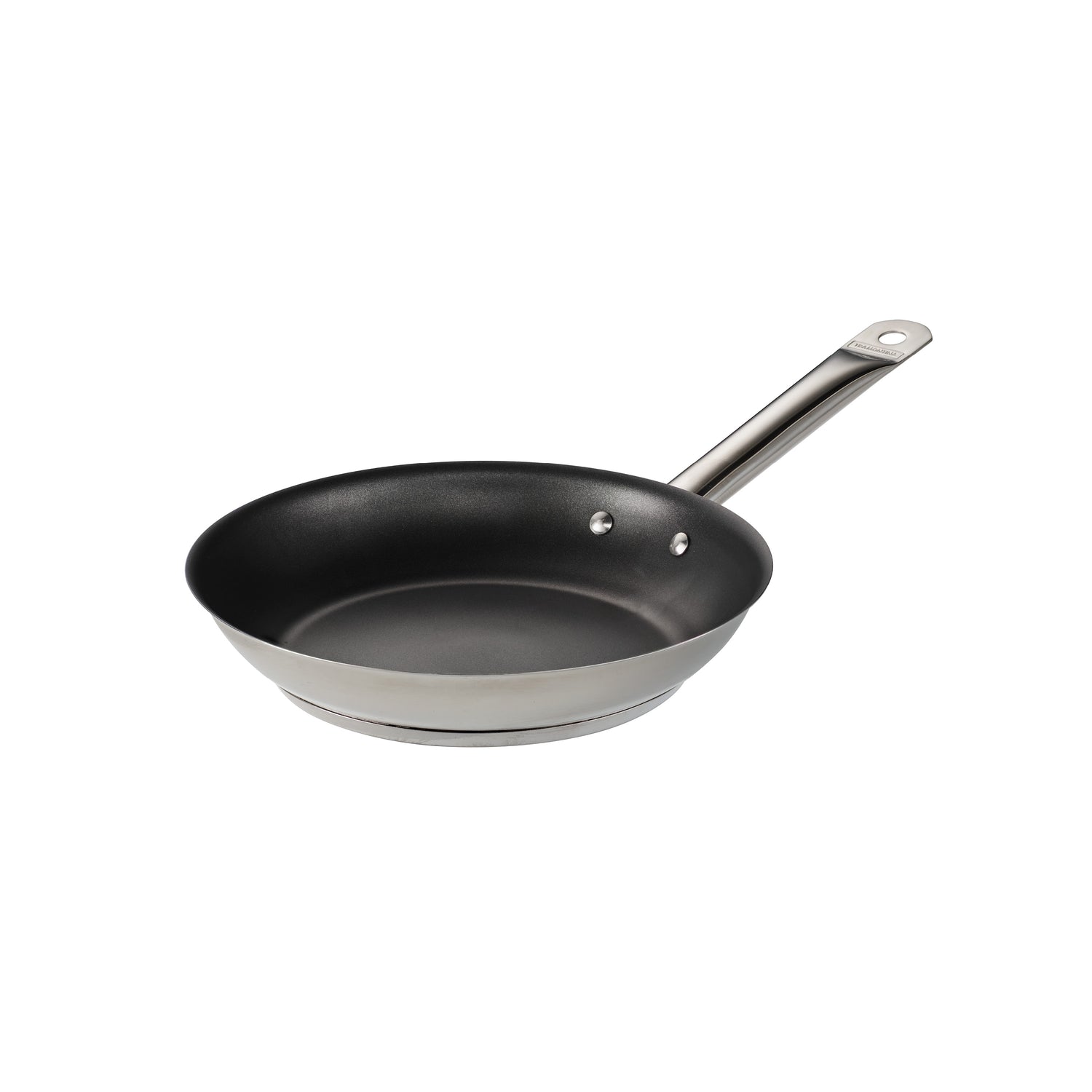 Tri-Ply Base Stainless Steel Fry Pan with Nonstick Interior