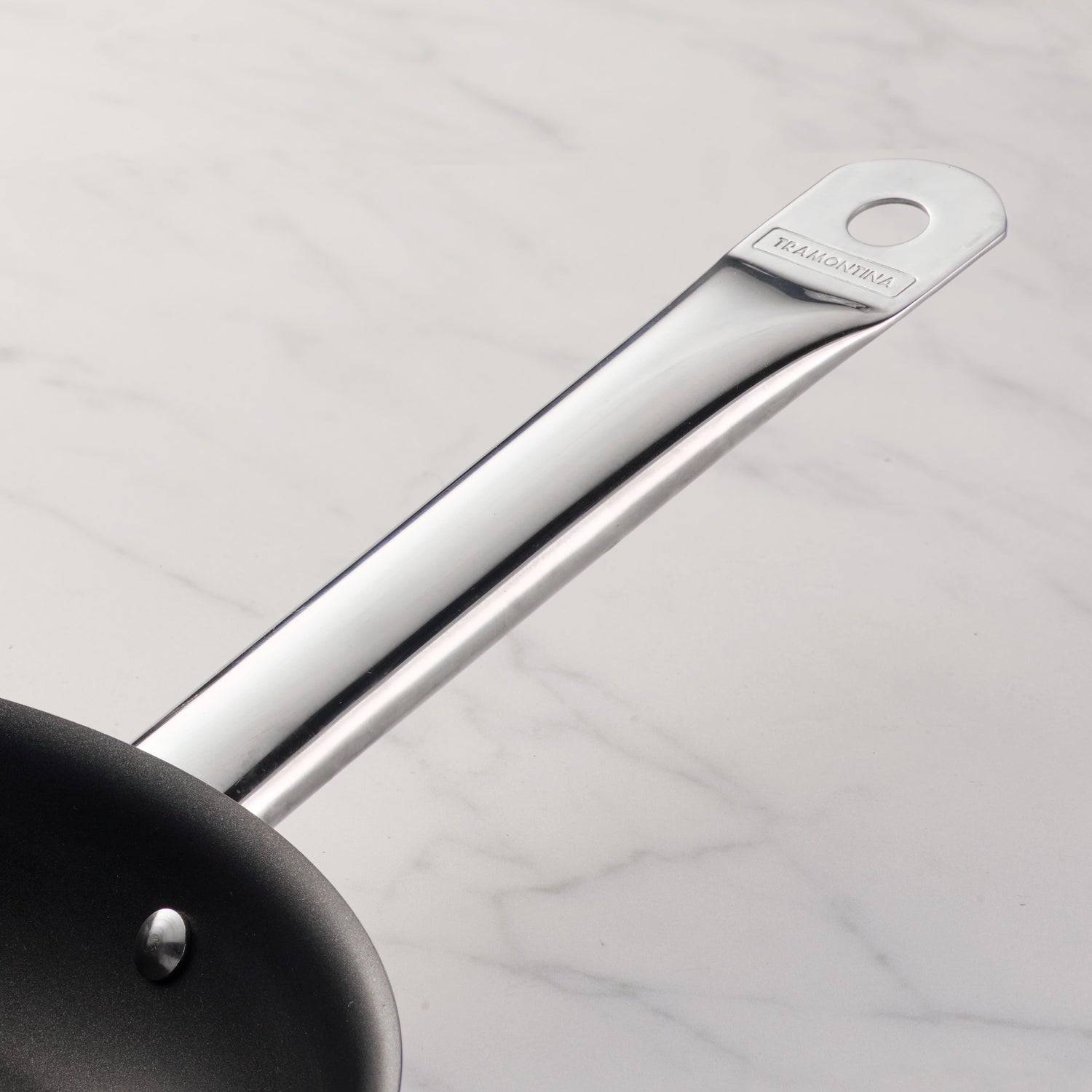 Tri-Ply Base Stainless Steel Fry Pan with Nonstick Interior