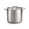 12 Quart Tri-Ply Base Stainless Steel Covered Stock Pot