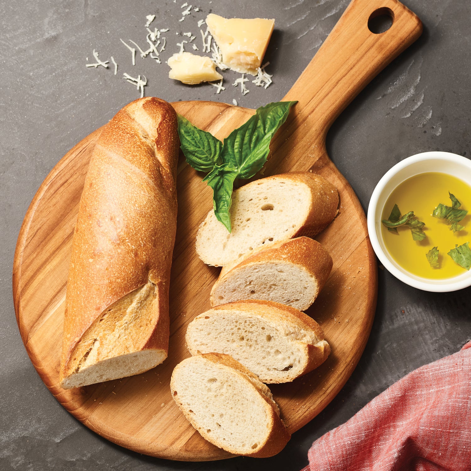 13.25 Inch x 9 Inch Round Teak Cutting Board